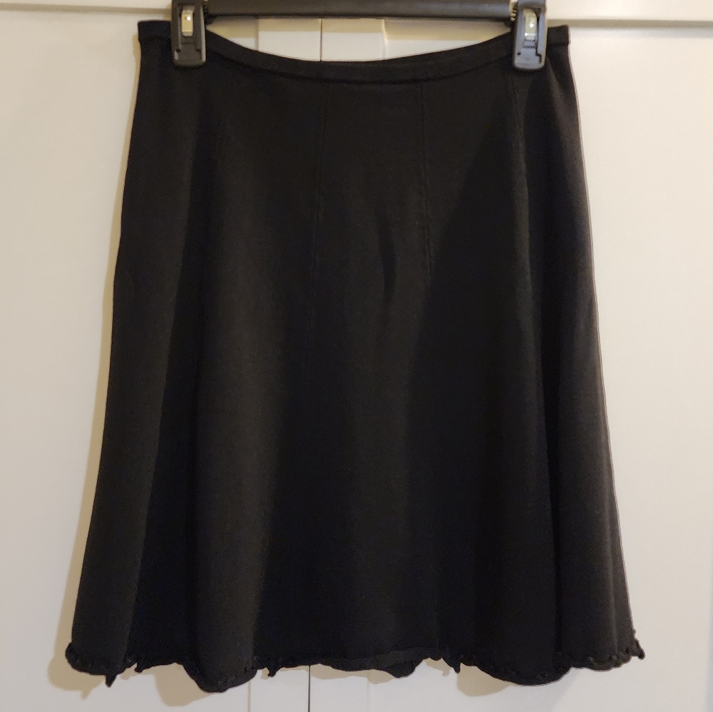 Black Knit Skirt